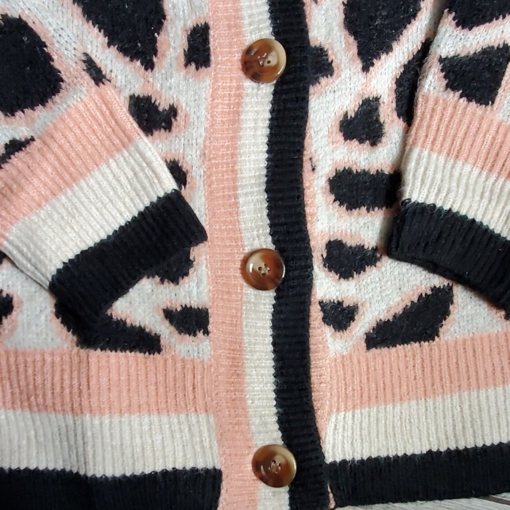 MELODY Leopard Sweater Cardigan - Picture 6 of 7